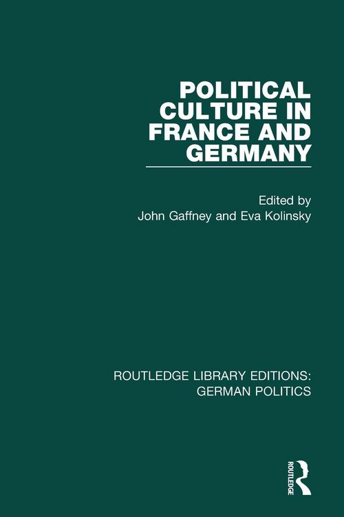 Produktbild: Political Culture in France and Germany (RLE