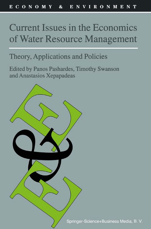 Produktbild: Current Issues in the Economics of Water Resource Management