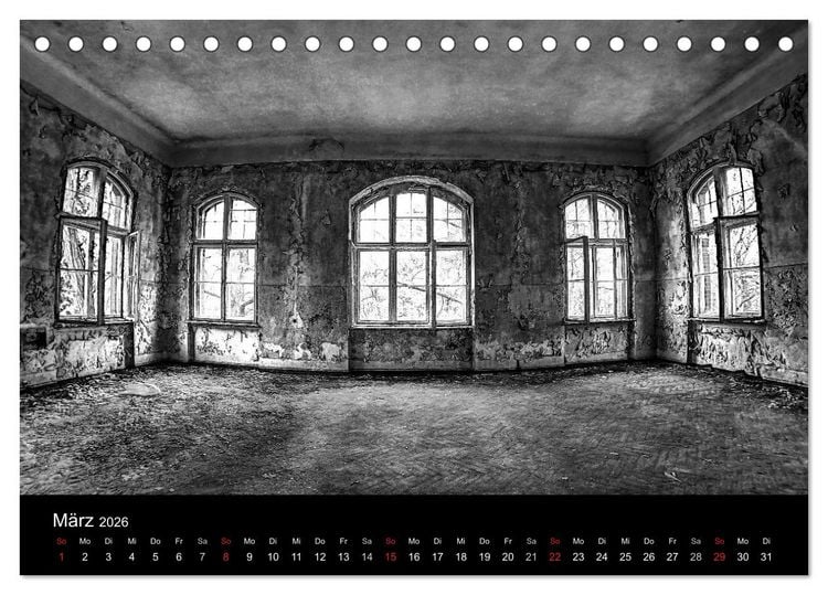Produktbild: lost beauty (Tischkalender 2026 DIN A5 quer), CALVENDO Monatskalender