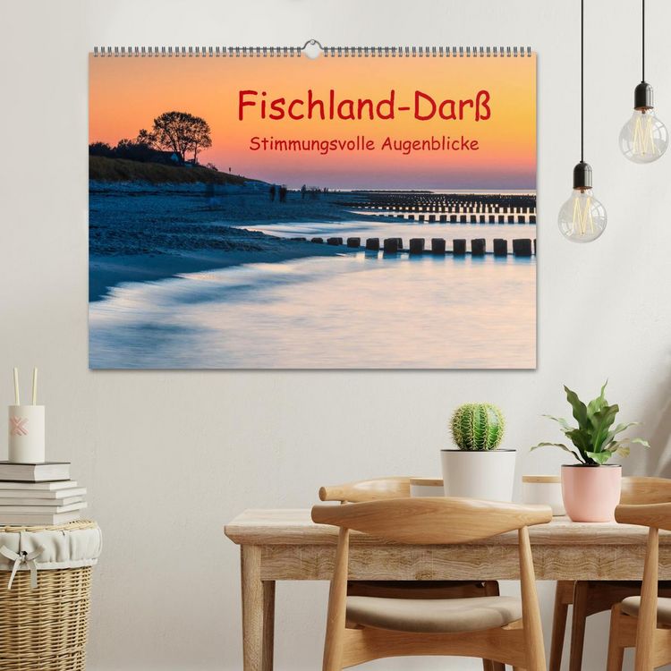 Produktbild: Fischland-Dar&szlig; - Stimmungsvolle Augenblicke (Wandkalender 2026 DIN A2 quer), CALVENDO Monatskalender