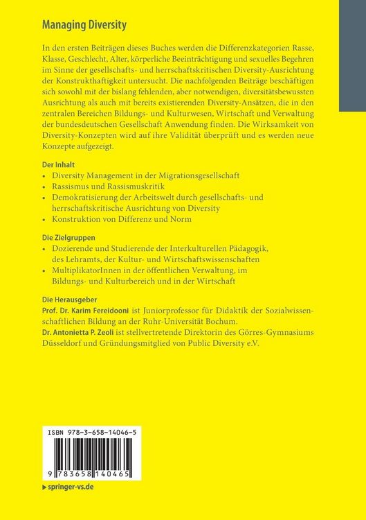 Produktbild: Managing Diversity