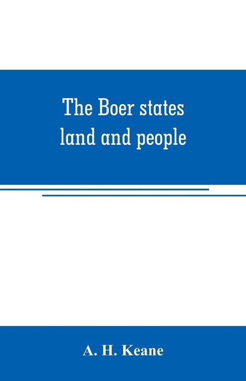 Produktbild: The Boer states; land and people