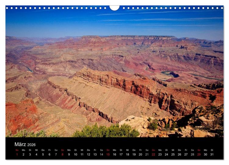 Produktbild: USA Southwest & Hawaii (Wandkalender 2026 DIN A3 quer), CALVENDO Monatskalender