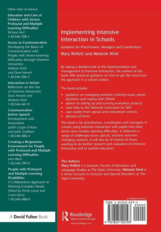 Produktbild: Implementing Intensive Interaction in Schools