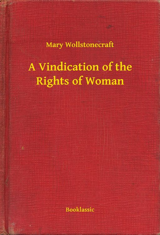 Produktbild: A Vindication of the Rights of Woman