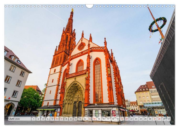 Produktbild: W&uuml;rzburg Impressionen (Wandkalender 2026 DIN A3 quer), CALVENDO Monatskalender
