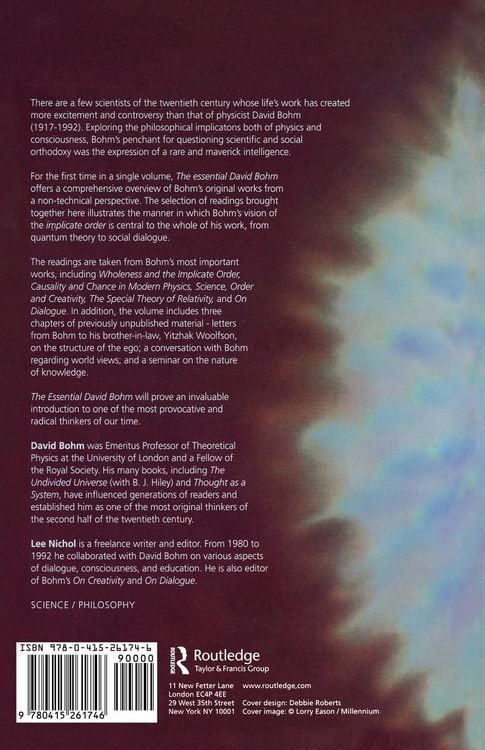 Produktbild: The Essential David Bohm