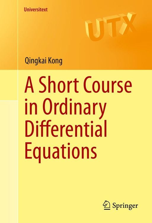 Produktbild: A Short Course in Ordinary Differential Equations