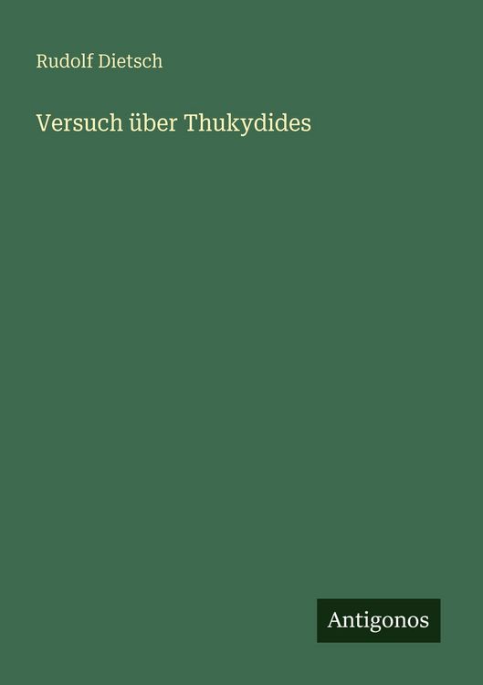 Produktbild: Versuch &uuml;ber Thukydides