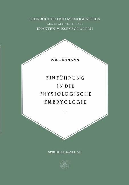 Produktbild: Einf&uuml;hrung in die Physiologische Embryologie