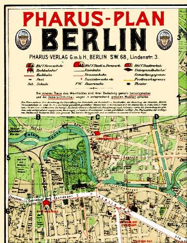Produktbild: Pharus-Plan Berlin 1911 - Innenstadt