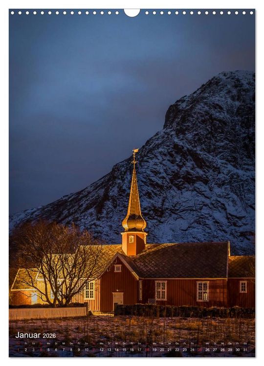 Produktbild: Mystische Lofoten (Wandkalender 2026 DIN A3 hoch), CALVENDO Monatskalender