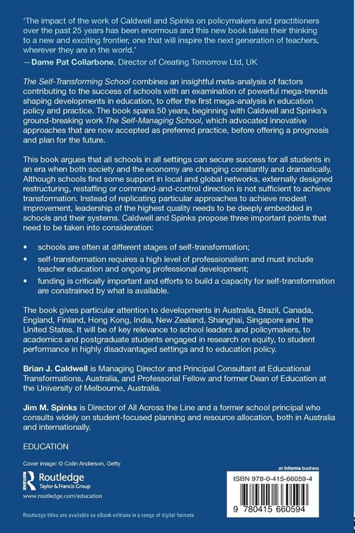 Produktbild: The Self-Transforming School