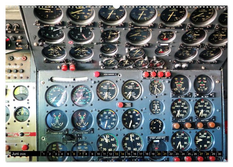 Produktbild: Lockheed Super Constellation HB-RSC (hochwertiger Premium Wandkalender 2026 DIN A2 quer), Kunstdruck in Hochglanz