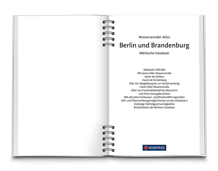 Produktbild: KOMPASS Wasserwanderatlas Berlin und Brandenburg