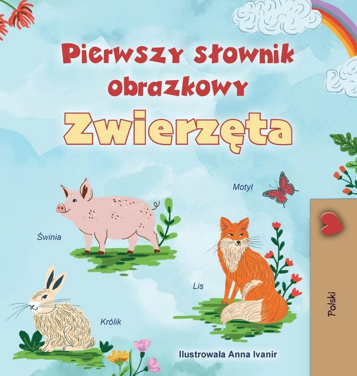 Produktbild: First Picture Dictionary - Animals (Polish Children's Book)