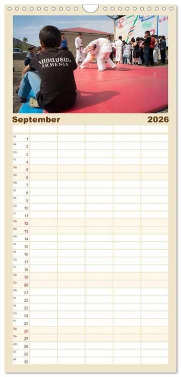 Produktbild: Familienplaner 2026 - ARMENIEN - Land der fr&uuml;hen Christen mit 5 Spalten (Wandkalender, 21 x 45 cm) CALVENDO