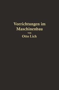 Produktbild: Vorrichtungen im Maschinenbau nebst Anwendungsbeispielen