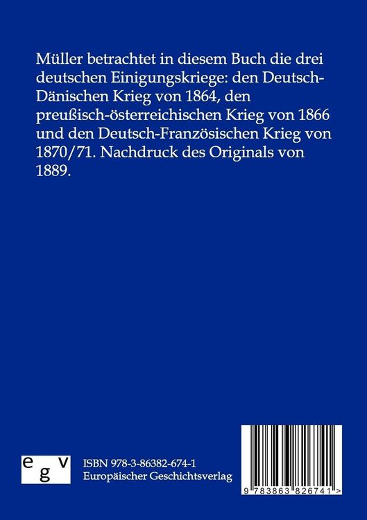 Produktbild: Deutsche Einigungskriege 1864-1871