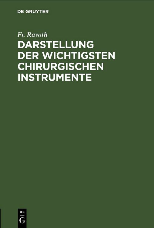 Produktbild: Darstellung der wichtigsten chirurgischen Instrumente