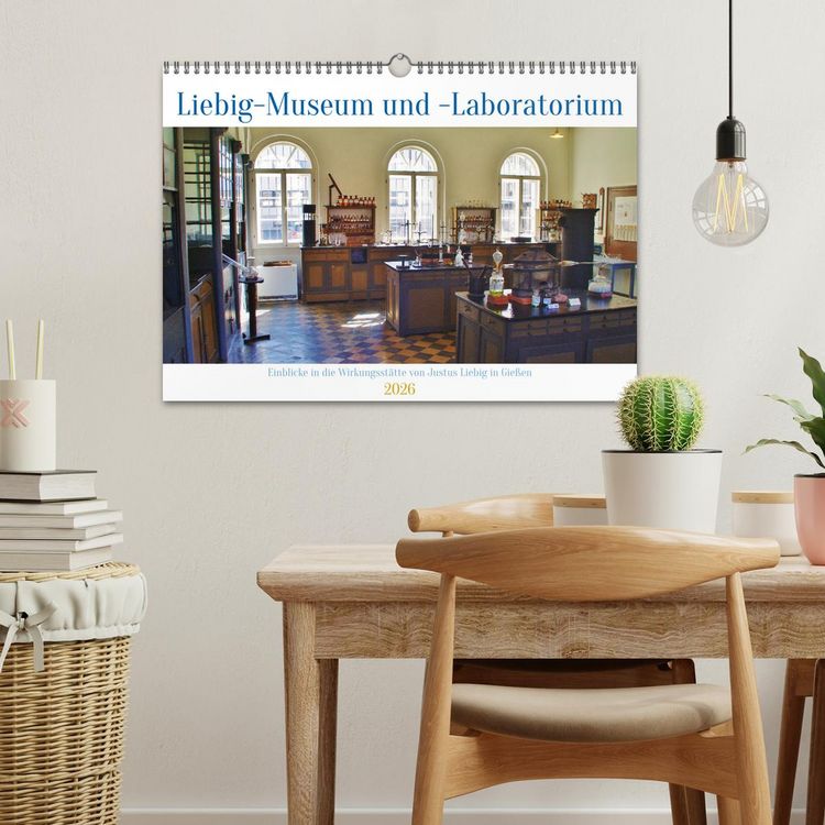 Produktbild: Einblicke in das Liebig-Museum und -Laboratorium in Gie&szlig;en (Wandkalender 2026 DIN A3 quer), CALVENDO Monatskalender
