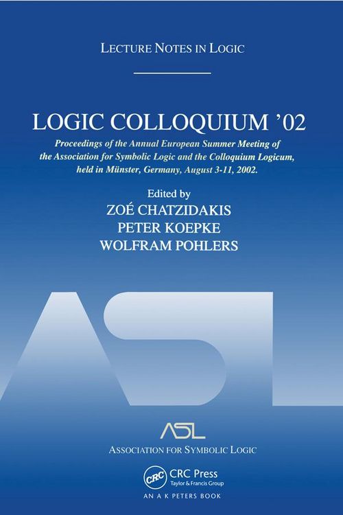 Produktbild: Logic Colloquium '02