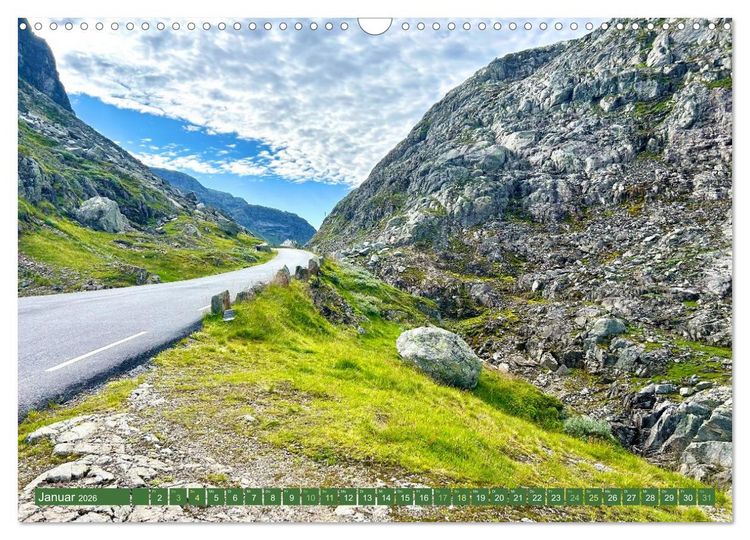 Produktbild: Erlebe mit mir das wilde Norwegen (Wandkalender 2026 DIN A3 quer), CALVENDO Monatskalender
