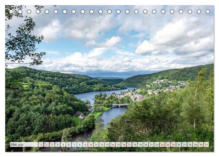 Produktbild: Nationalpark Eifel - Sch&ouml;ne Tage im Gr&uuml;nen (Tischkalender 2026 DIN A5 quer), CALVENDO Monatskalender