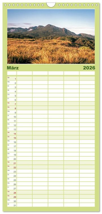 Produktbild: Familienplaner 2026 - Sri Lanka - landschaftliche Vielfalt mit 5 Spalten (Wandkalender, 21 x 45 cm) CALVENDO