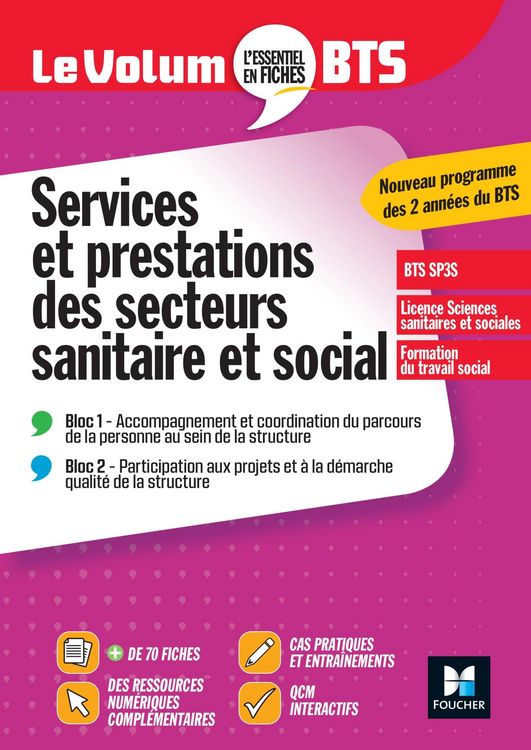 Produktbild: Le Volum' BTS - SP3S - Services et prestations des secteurs sanitaire et social