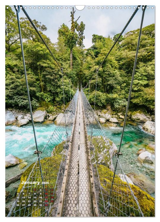 Produktbild: Discover New Zealand (Wall Calendar 2026 DIN A3 portrait), CALVENDO 12 Month Wall Calendar