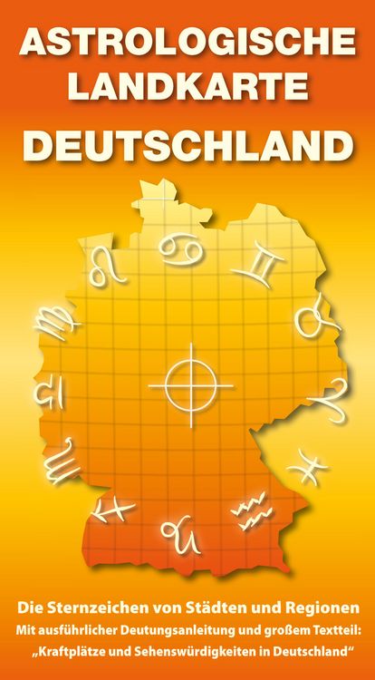 Produktbild: Astrologische Landkarte Deutschland