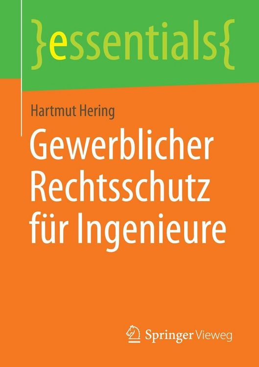 Produktbild: Gewerblicher Rechtsschutz f&uuml;r Ingenieure