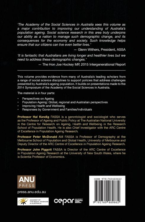 Produktbild: Population Ageing and Australia's Future