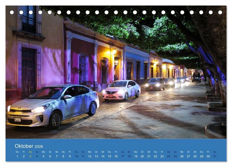 Produktbild: Viva Mexiko - Farben und Freude (Tischkalender 2026 DIN A5 quer), CALVENDO Monatskalender
