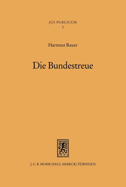 Produktbild: Die Bundestreue