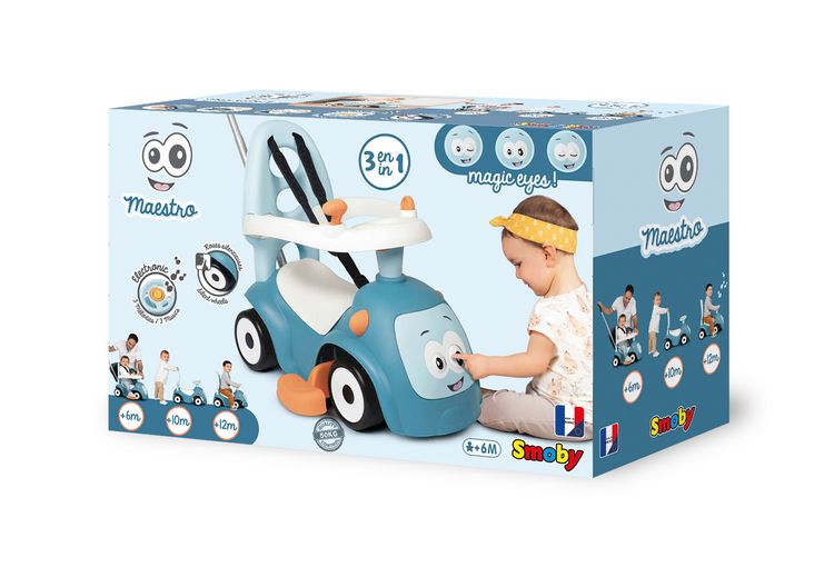 Produktbild: Rutschauto Maestro 3-in-1 Blau