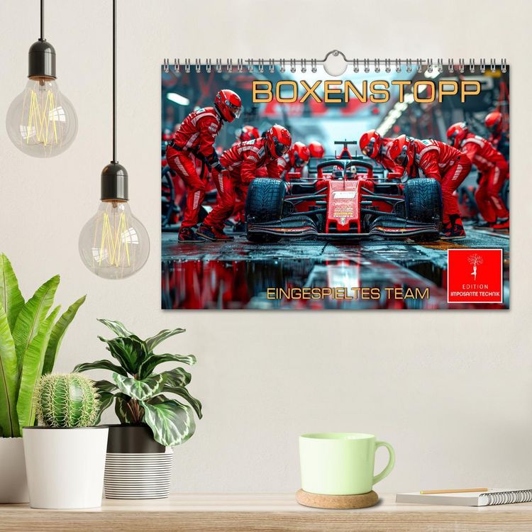 Produktbild: Boxenstopp - eingespieltes Team (Wandkalender 2026 DIN A4 quer), CALVENDO Monatskalender