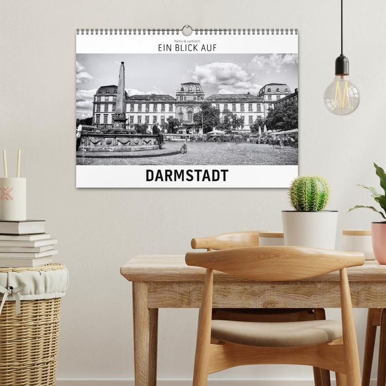 Produktbild: Ein Blick auf Darmstadt (Wandkalender 2026 DIN A3 quer), CALVENDO Monatskalender