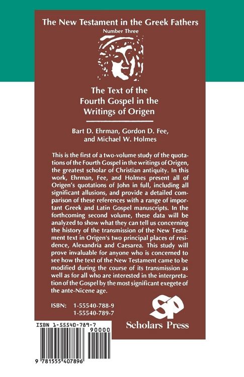 Produktbild: The Text of the Fourth Gospel in the Writings of Origen