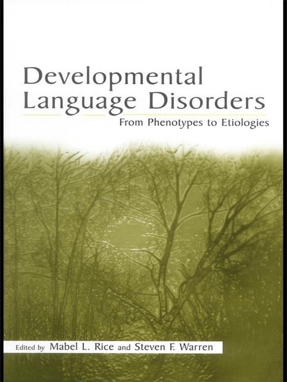 Produktbild: Developmental Language Disorders