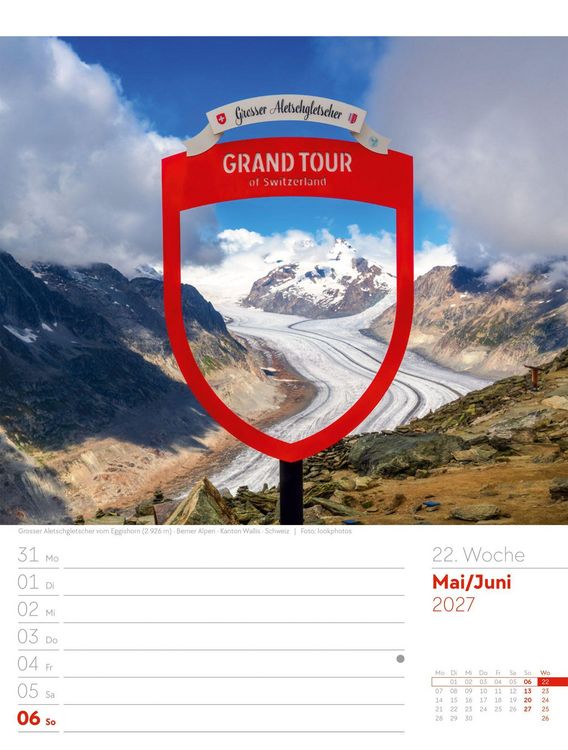 Produktbild: Faszination Alpenwelt Wochenplaner Kalender 2027