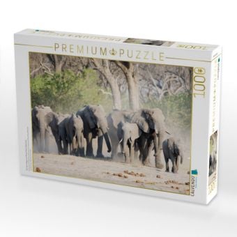 Produktbild: CALVENDO Puzzle Auf dem Weg zum Khwai River, Botswana | 1000 Teile Lege-Gr&ouml;&szlig;e 64x48cm Foto-Puzzle f&uuml;r gl&uuml;ckliche Stunden