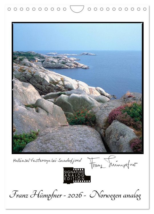 Produktbild: Norwegen analog (Wandkalender 2026 DIN A4 hoch), CALVENDO Monatskalender
