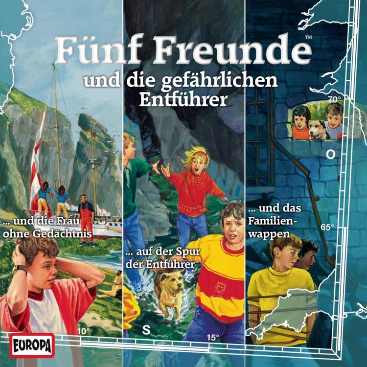 Produktbild: 3er-Box: F&uuml;nf Freunde und die gef&auml;hrlichen Entf&uuml;hrer