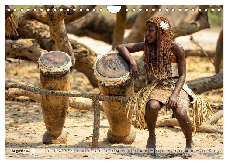 Produktbild: Namibia - Simbabwe - Botswana Leben zwischen W&uuml;ste und Wildnis (Wandkalender 2026 DIN A4 quer), CALVENDO Monatskalender