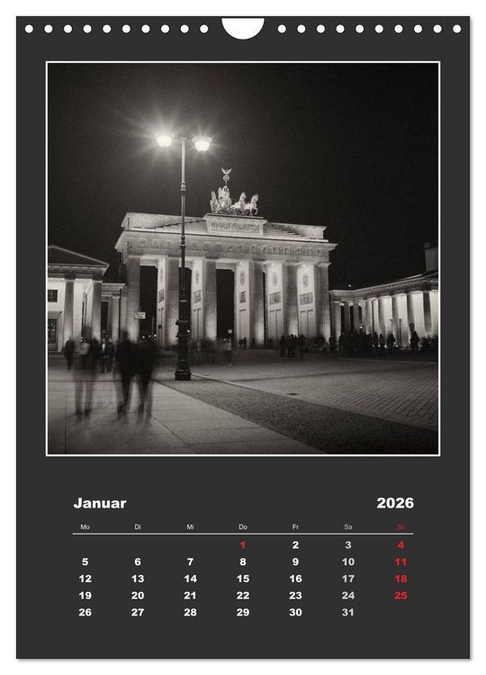 Produktbild: Berlin - Portrait einer Stadt (Wandkalender 2026 DIN A4 hoch), CALVENDO Monatskalender