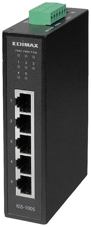 Produktbild: EDIMAX IGS-1005 Industrial Ethernet Switch