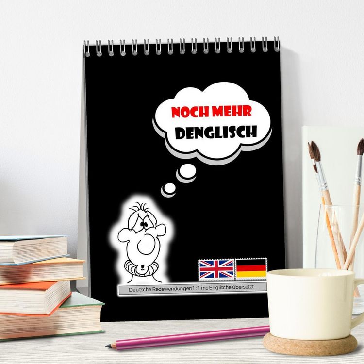 Produktbild: Noch mehr DENGLISCH (Tischkalender 2026 DIN A5 hoch), CALVENDO Monatskalender