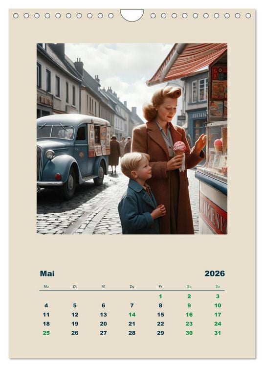 Produktbild: Gute alte Zeit der sechziger Jahre (Wandkalender 2026 DIN A4 hoch), CALVENDO Monatskalender